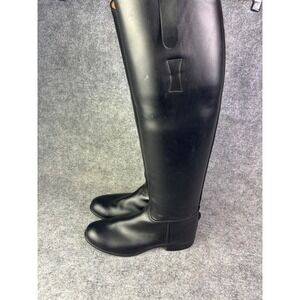 E. Vogel Equestrian Riding Boots Women Custom Black Leather Tall Field Boots
